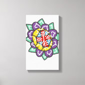 Basic sacred mandala leinwanddruck (Vorderseite)