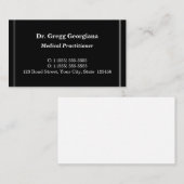 Basic, Schlicht und Minimal Business Card Visitenkarte (Vorne/Hinten)