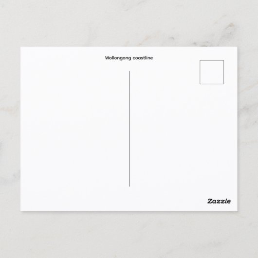 Basic semi gloss postcard postkarte (Rückseite)