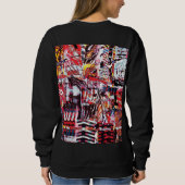 Basic Sweatshirt – Fragmentierter Puls (Rückseite)