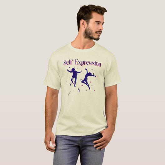 Basic-T - Shirt für Selbstausdrücke (Vorne ganz)