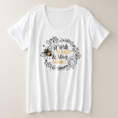 Basic-T - Shirt mit Plus-Größe (Design vorne)