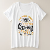 Basic-T - Shirt mit Plus-Größe (Design vorne)