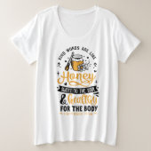 Basic-T - Shirt mit Plus-Größe (Design vorne)