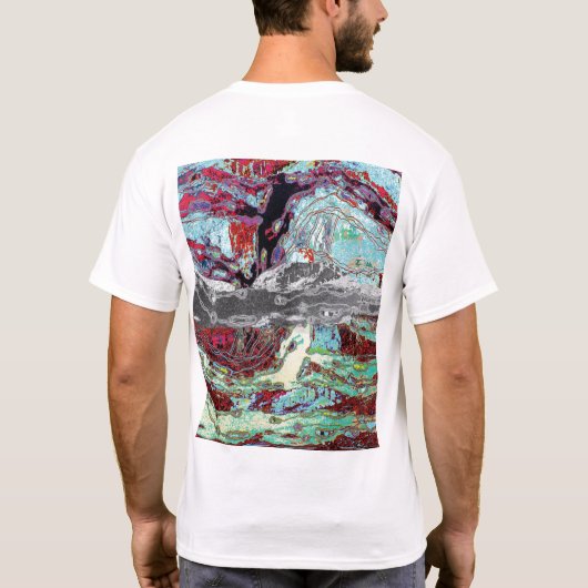 Basic T-Shirt – Strata Pulse (Rückseite)