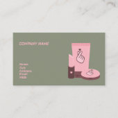 BASIC TEMPLATE BUSINESS CARD Make-up Artist Visitenkarte (Vorderseite)