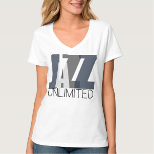 Basic V-Ausschnitt für Damen Jazz Unlimited T-Shirt