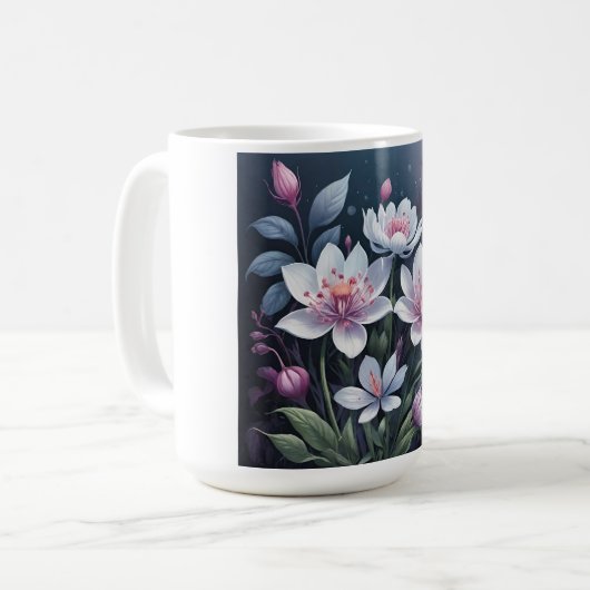 Basic White Mug 15 oz Kaffeetasse (Vorderseite Links)