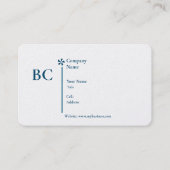 Basic white Template Business Card homes Visitenkarte (Vorderseite)