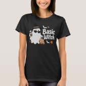 Basic Witch Ghost Shirt | Glamouröses Halloween-De (Vorderseite)