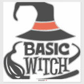 Basic Witch - Halloween Aufkleber (Blatt)
