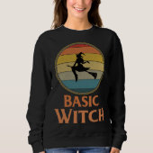 Basic Witch Halloween Womens Halloween Costume Sweatshirt (Vorderseite)