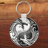 Basic Yin Yang Button Schlüsselanhänger (Vorderseite)