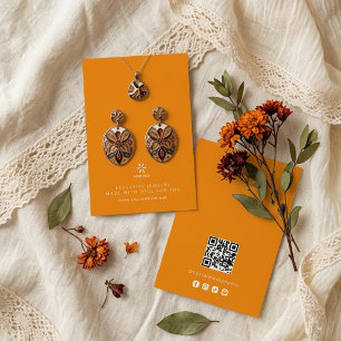 Basics Apricot Crush Schmuck Display Logo TMF26 Visitenkarte
