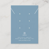 Basics Dusty Blue Schmuck Display Logo TMF26 Visitenkarte (Vorderseite)