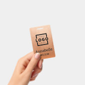 Basierend auf dem Copper für den Namen von Mitarbe Ausweis (Handheld)