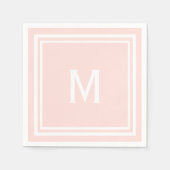 Basierend auf modernen, stilvollen Peach Custom Mo Serviette (Vorderseite)