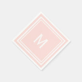 Basierend auf modernen, stilvollen Peach Custom Mo Serviette (Ecke)