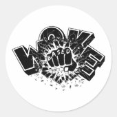 BASIEREND RUNDER AUFKLEBER (Vorderseite)