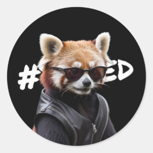 Basierend Stickers Red Panda
