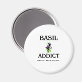 Basil Addict Magnet (Vorderseite/Rückseite)