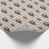 Basil auf dem Schweinewackelpapier Geschenkpapier (Ecke)