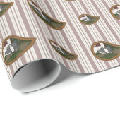 Basil auf dem Schweinewackelpapier Geschenkpapier (Rolleneckpunkt)