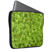 Basil-Blätter-Muster Laptopschutzhülle (Vorne Rechts)