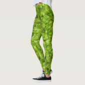 Basil-Blätter-Muster Leggings (Links)