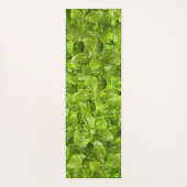 Basil-Blätter-Muster Yogamatte (Rückseite)