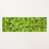 Basil-Blätter-Muster Yogamatte (Vorderseite (Horizontal))