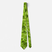 Basil Blätter Pattern Neck Tie Krawatte (Vorderseite)