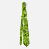Basil Blätter Pattern Neck Tie Krawatte (Rückseite)