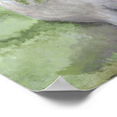 Basil Bunny - Druck Poster (Ecke)