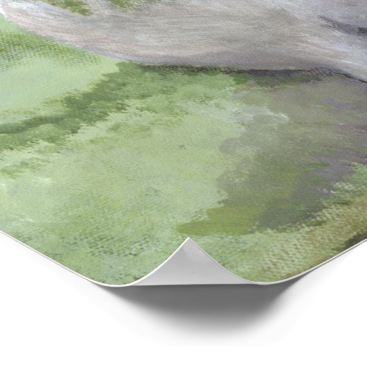 Basil Bunny - Print Poster (Ecke)