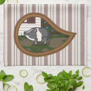 Basil das Schwein Handtuch
