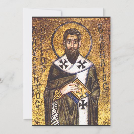 Basil de Caesarea Feiertagskarte (Vorderseite)