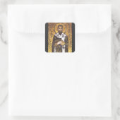 Basil de Caesarea Quadratischer Aufkleber (Tasche)