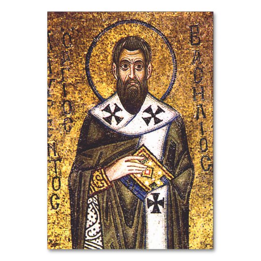 Basil de Caesarea Tischnummer (Vorderseite)