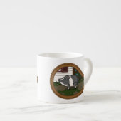 Basil der Schweinespezialitäten-Tasse Espressotasse (Vorderseite Rechts)