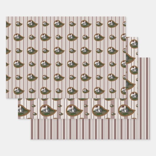 Basil des Set zum Wrapping von Schweinefleisch mit Geschenkpapier Set (Set)