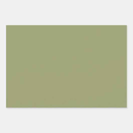 Basil & Dill Wrapping Paper Flat Sheet Set of 3 Geschenkpapier Set (Vorderseite 2)