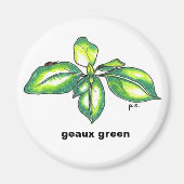 Basil, geaux grün magnet (Vorne)