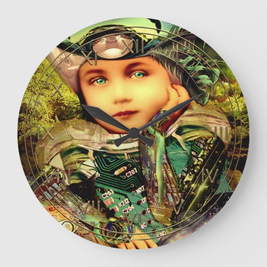 Basil Große Wanduhr (Vorderseite)