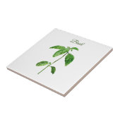 Basil Herb Grüne Küche Kulinarisches Grün Rustikal Fliese (Seite)