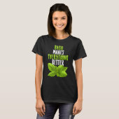 Basil Herb Seasoning Kochen T-Shirt (Vorne ganz)