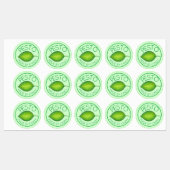 Basil Leaf hausgemachte Lebensmittel Pesto Von der Etiketten (Blatt)