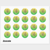 Basil Lizard Salamander Gecko Sticker (Blatt)