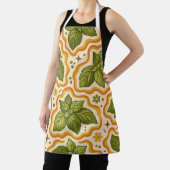 Basil Pattern Kitchen Apron Schürze (InSitu)