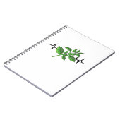 Basil Pflanze Heartbeat Notizblock (Linke Seite)